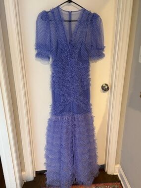 Alice McCall Tokyo Split Gown Jacaranda